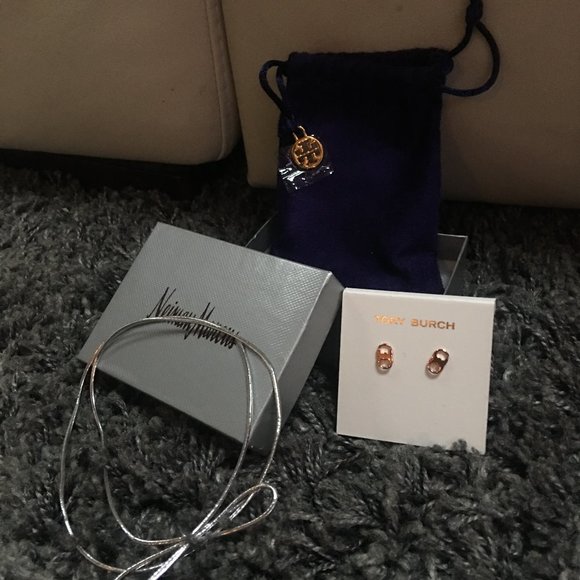 Tory Burch~ TWO PAIRS~ Gemini Link Stud Ear… - Picture 5 of 10